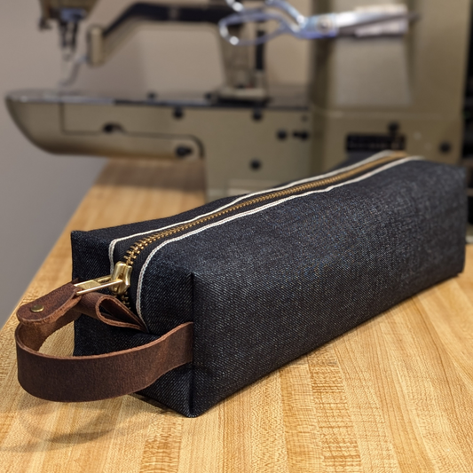 Japanese Selvedge Denim Dopp Kit